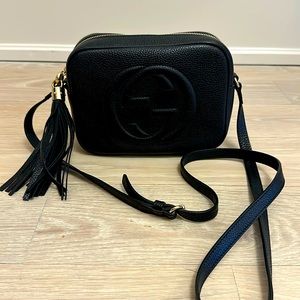 Gucci Pebbled Calfskin Small SoHo Disco Bag